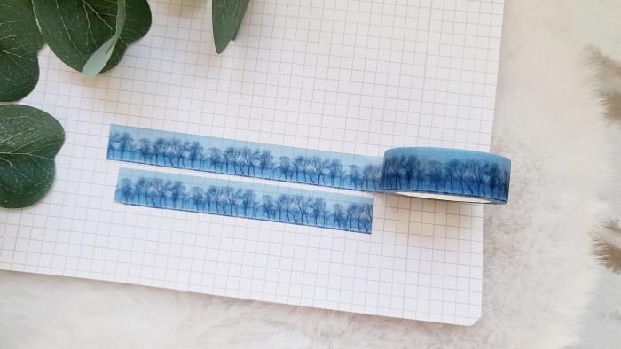 Washi Tape Blauer Nebel